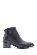 Women's Leather Dermuar Detailed Boots | Derimod Women's Leather Dermuar Detailed Boots | Derimod