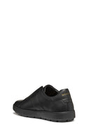 Geox Men's Black Spherica Ecub-1 Leather Sneaker | Derimod Geox Men's Black Spherica Ecub-1 Leather Sneaker | Derimod