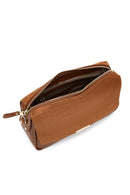 Kadın Taba Zincir Askılı Süet Çapraz Çanta | Derimod Kadın Taba Zincir Askılı Süet Çapraz Çanta | Derimod