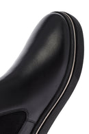 Men's Black Thick Sole Leather Chelsea Boots | Derimod Men's Black Thick Sole Leather Chelsea Boots | Derimod