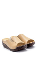 Women's High Soled Slippers | Derimod Women's High Soled Slippers | Derimod