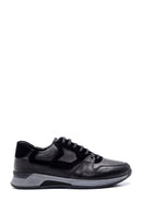 Erkek Deri Süet Detaylı Sneaker | Derimod Erkek Deri Süet Detaylı Sneaker | Derimod