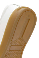 Men's White Lace-up Leather Sneaker | Derimod Men's White Lace-up Leather Sneaker | Derimod