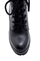 Women's Lace-Up Heeled Boots | Derimod Women's Lace-Up Heeled Boots | Derimod
