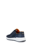Geox Men's Navy Blue Pg1x Lace Up Fabric Sneaker | Derimod Geox Men's Navy Blue Pg1x Lace Up Fabric Sneaker | Derimod