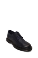 Derimod Fly Male Navy Blue Lace-Up Thick-Soled Leather Casual Shoes | Derimod Derimod Fly Male Navy Blue Lace-Up Thick-Soled Leather Casual Shoes | Derimod