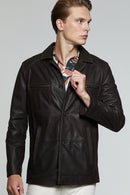 Baldwin Erkek Deri Ceket | Derimod Baldwin Erkek Deri Ceket | Derimod