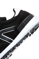Erkek Siyah Süet Deri Sneaker | Derimod Erkek Siyah Süet Deri Sneaker | Derimod