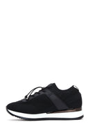 Women's Black Fabric Sneaker | Derimod Women's Black Fabric Sneaker | Derimod