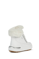 Geox Kadın Beyaz Dalyla Abx Bağcıklı Waterproof Deri Bilekli Bot | Derimod Geox Kadın Beyaz Dalyla Abx Bağcıklı Waterproof Deri Bilekli Bot | Derimod