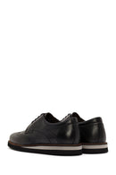 Men's Black Lace Up Leather Casual Shoes | Derimod Men's Black Lace Up Leather Casual Shoes | Derimod