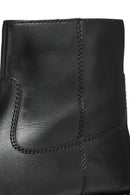 Geox Women's Black Serilda Zippered Leather Boots | Derimod Geox Women's Black Serilda Zippered Leather Boots | Derimod