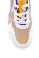 Women's Blue Transparent Detailed Sneaker | Derimod Women's Blue Transparent Detailed Sneaker | Derimod