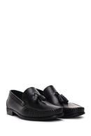 Erkek Siyah Püsküllü Deri Casual Loafer | Derimod Erkek Siyah Püsküllü Deri Casual Loafer | Derimod