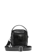 Men's Black Leather Messenger Bag | Derimod Men's Black Leather Messenger Bag | Derimod