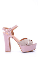 Women's Suede Platform Heeled Shoes | Derimod Women's Suede Platform Heeled Shoes | Derimod
