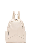 Women's Cream Casual Backpack | Derimod Women's Cream Casual Backpack | Derimod