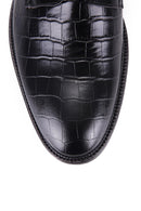 Kroko Desenli Erkek Deri Ayakkabı | Derimod Kroko Desenli Erkek Deri Ayakkabı | Derimod