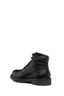 Geox Men's Black Lagorai + Grip Abx Laced Waterproof Leather Casual Boots | Derimod Geox Men's Black Lagorai + Grip Abx Laced Waterproof Leather Casual Boots | Derimod