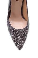 Kadın Yılan Derisi Desenli Stiletto | Derimod Kadın Yılan Derisi Desenli Stiletto | Derimod