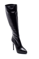 Women's Leather Heeled Boots | Derimod Women's Leather Heeled Boots | Derimod
