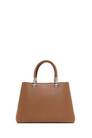 Women's Tan Long Strap Handbag with Accessory Detail | Derimod Women's Tan Long Strap Handbag with Accessory Detail | Derimod