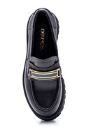 Women's Leather Casual Buckle Loafer | Derimod Women's Leather Casual Buckle Loafer | Derimod