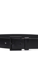 Men's Black Leather Belt | Derimod Men's Black Leather Belt | Derimod