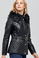Kimberly Kadın Deri Ceket | Derimod Kimberly Kadın Deri Ceket | Derimod