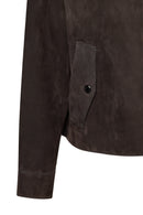 Sandiego Woman Brown Oversize Suede Jacket | Derimod Sandiego Woman Brown Oversize Suede Jacket | Derimod