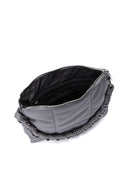 Women's Gray Quilted Crossbody Bag | Derimod Women's Gray Quilted Crossbody Bag | Derimod