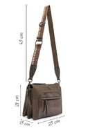 Kadın Haki Uzun Askılı Çapraz Çanta | Derimod Kadın Haki Uzun Askılı Çapraz Çanta | Derimod
