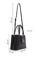 Kadın Siyah Uzun Askılı Kol Çantası | Derimod Kadın Siyah Uzun Askılı Kol Çantası | Derimod