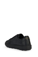 Geox Kadın Siyah Spherica Ecub-1 Bağcıklı Deri Sneaker | Derimod Geox Kadın Siyah Spherica Ecub-1 Bağcıklı Deri Sneaker | Derimod