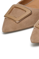 Geox Kadın Bej Charyssa Süet Deri Babet | Derimod Geox Kadın Bej Charyssa Süet Deri Babet | Derimod