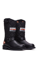 Women's Harley Davidson Laconia 644 Leather Boots | Derimod Women's Harley Davidson Laconia 644 Leather Boots | Derimod