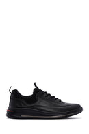 Men's Black Leather Sneaker | Derimod Men's Black Leather Sneaker | Derimod