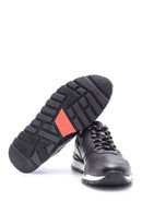 Erkek Kroko Detaylı Deri Sneaker | Derimod Erkek Kroko Detaylı Deri Sneaker | Derimod