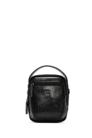 Men's Black Leather Messenger Bag | Derimod Men's Black Leather Messenger Bag | Derimod