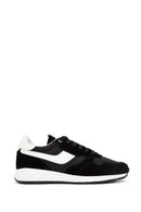 Erkek Siyah Bağcıklı Deri Sneaker | Derimod Erkek Siyah Bağcıklı Deri Sneaker | Derimod