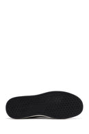 Erkek Siyah Bağcıklı Deri Sneaker | Derimod Erkek Siyah Bağcıklı Deri Sneaker | Derimod