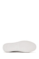 Erkek Beyaz Bağcıklı Deri Sneaker | Derimod Erkek Beyaz Bağcıklı Deri Sneaker | Derimod