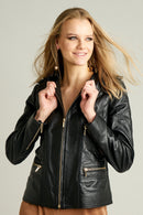 Lopez Kadın Deri Ceket | Derimod Lopez Kadın Deri Ceket | Derimod