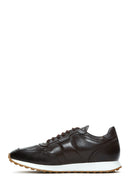 Erkek Kahverengi Deri Sneaker | Derimod Erkek Kahverengi Deri Sneaker | Derimod