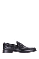 Classic Men's Shoes with Crocodile Pattern | Derimod Classic Men's Shoes with Crocodile Pattern | Derimod