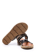 Women's Embroidered Sandals | Derimod Women's Embroidered Sandals | Derimod