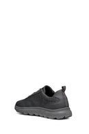 Geox Men's Grey Slip-On Lace-Up Sneakers | Derimod Geox Men's Grey Slip-On Lace-Up Sneakers | Derimod