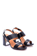 Kadın Kroko Detaylı Topuklu Ayakkabı | Derimod Kadın Kroko Detaylı Topuklu Ayakkabı | Derimod