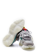 Kadın Yüksek Tabanlı Deri Sneaker | Derimod Kadın Yüksek Tabanlı Deri Sneaker | Derimod