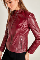 Norma Kadın Deri Ceket | Derimod Norma Kadın Deri Ceket | Derimod